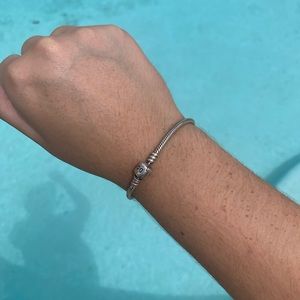 Pandora Barrel Clasp Chain Bracelet